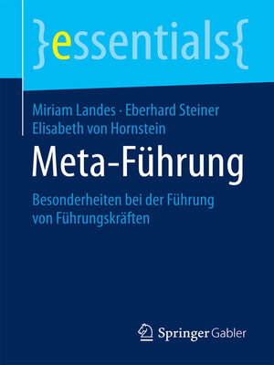 cover image of Meta-Führung